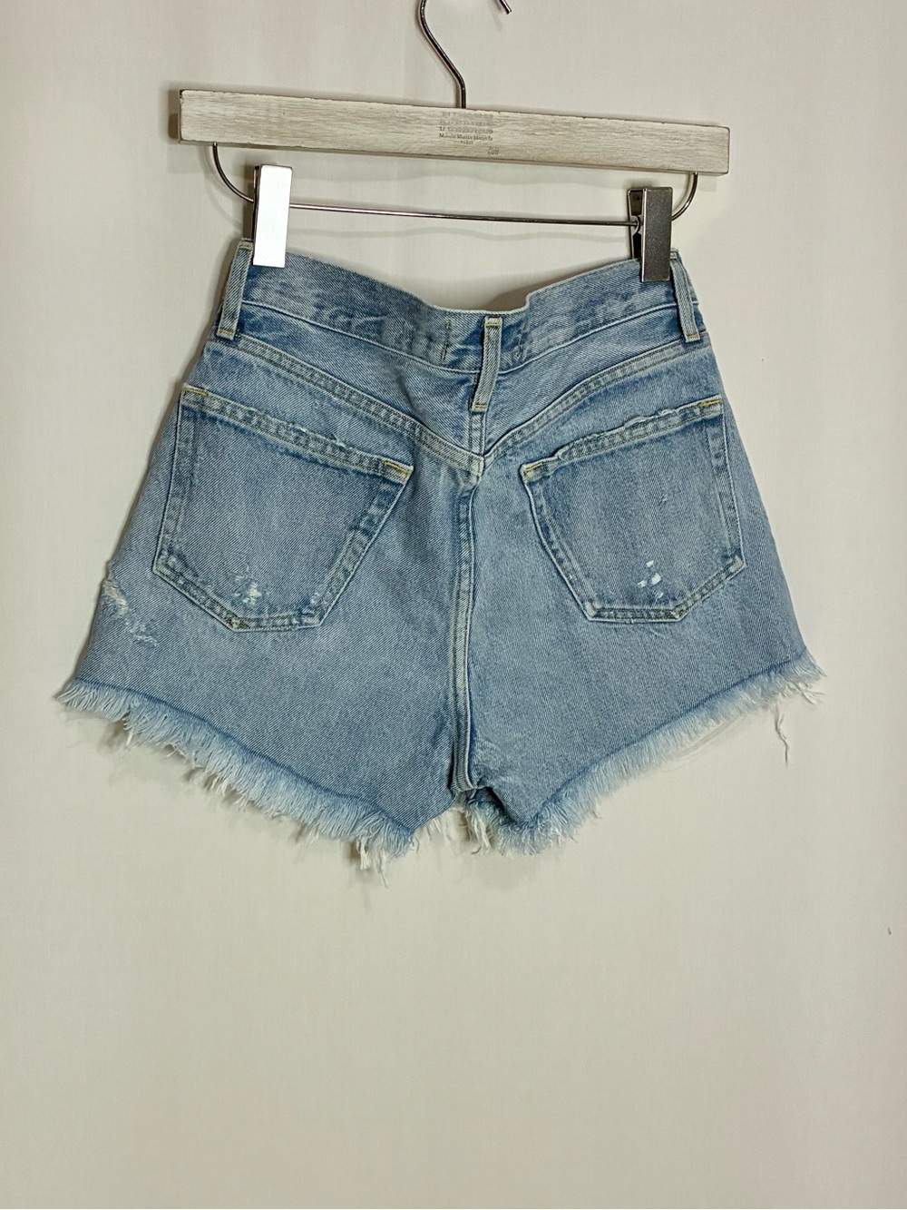 Agolde Parker Denim Shorts - Picture 6 of 9